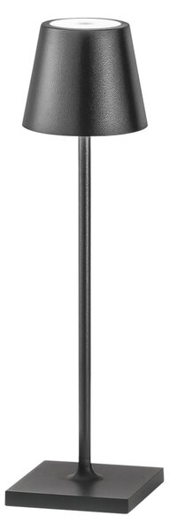 FAN LED-DRINK-S-NER Nabíjecí venkovní svítidlo DRINK‑S černá, LED 1,5 W, 165 lm, integrovaná baterie 1900 mAh - FANEUROPE