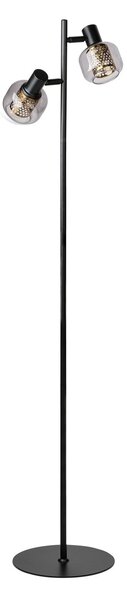 Stojací lampa Firefly, 2x E14, Černá