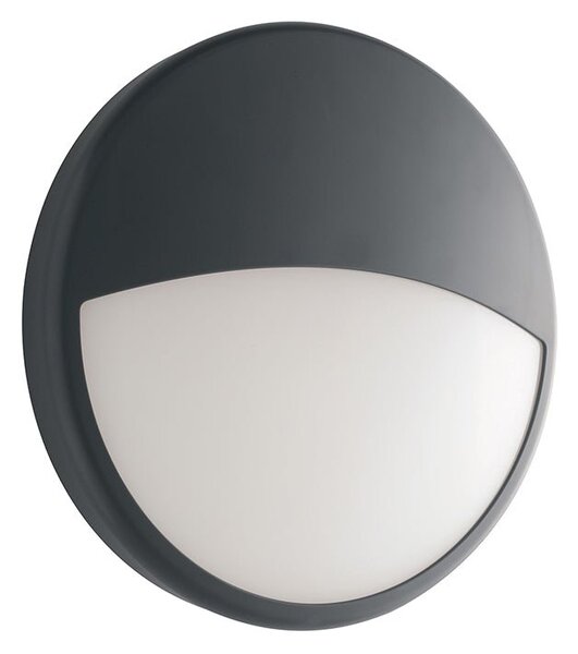 FAN LED-EVER-LP ANT Venkovní nástěnné svítidlo LED EVER antracit, polykarbonát, 20 W, 2500 lm, 3000/4000 K, IP65, 22,1 x 7,2 cm - FANEUROPE