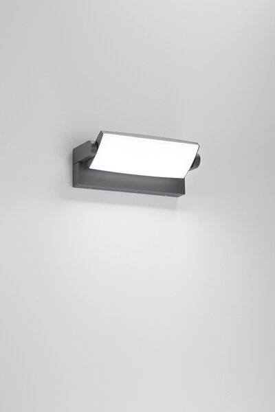 FAN LED-FLOYD-AP-ANT Nástěnné svítidlo Floyd antracitové, hliník, 23 W, 3300 lm, CCT 2700-3000-4000 K, IP65 - FANEUROPE