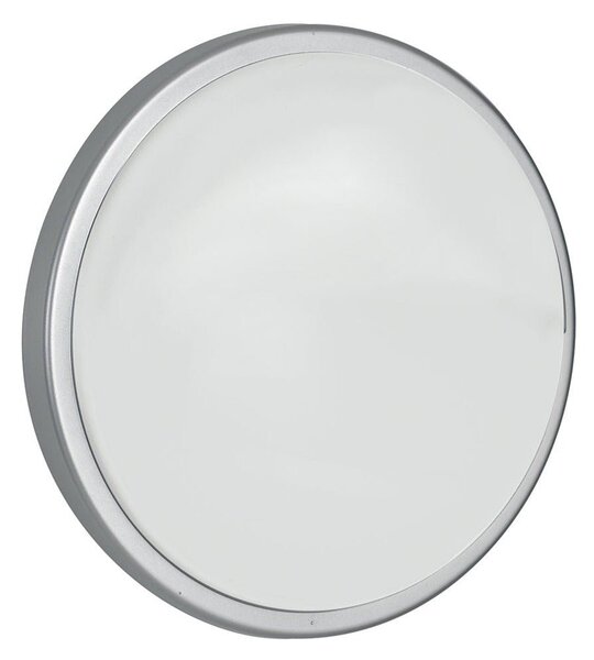 FAN LED-EVER-XL-MW SIL Venkovní nástěnné a stropní svítidlo LED EVER stříbrná, polykarbonát, 28 W, 3750 lm, 4000 K, se senzorem, IP65, 30 x 7,8 cm - FANEUROPE