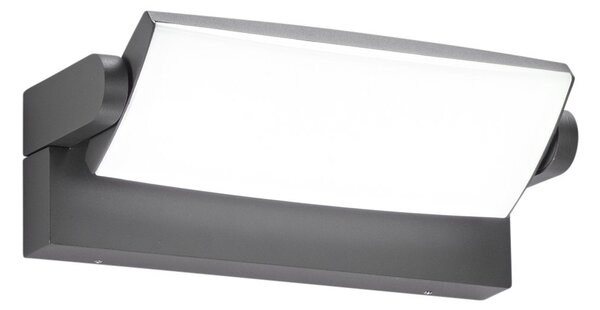 FAN LED-FLOYD-AP-ANT Nástěnné svítidlo Floyd antracitové, hliník, 23 W, 3300 lm, CCT 2700-3000-4000 K, IP65 - FANEUROPE
