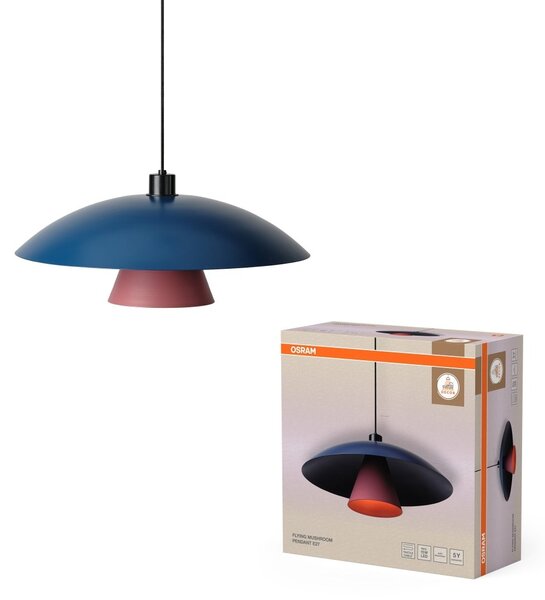 Závěsné svítidlo Flying Mushroom, 1x E27, Modré