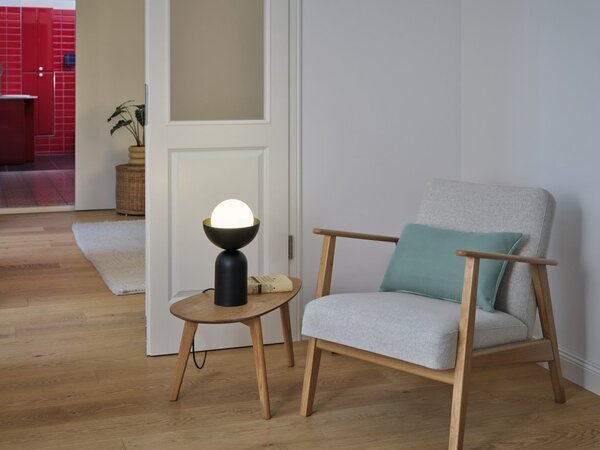 Stolní lampa Bowl, 1x E14, Černá