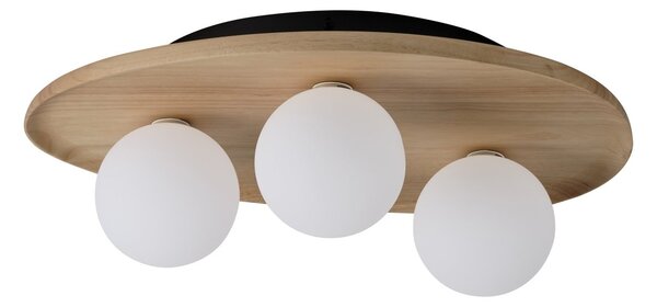 Stropní svítidlo Wood Nest, 1x G9, Hnědé