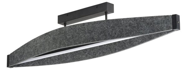 Filcové stropní svítidlo Flat Felt, 23W, Teplá bílá