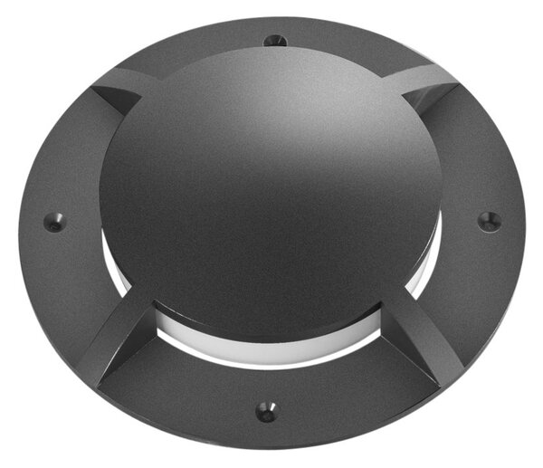 FAN LED-GROUND-R4 Venkovní svítidlo pochozí LED GROUND antracit, hliník, 16 W, 1960 lm, CCT, IP65, 21 x 5,4 cm - FANEUROPE