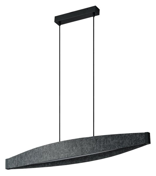 Filcové závěsné svítidlo Flat Felt, 23W, Teplá bílá