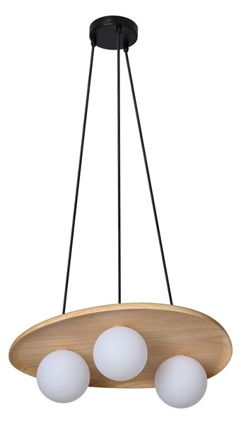 Závěsné svítidlo Wood Nest, 1x G9, Hnědé