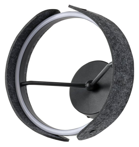 Filcové nástěnné svítidlo Curve Felt, 20W, Teplá bílá