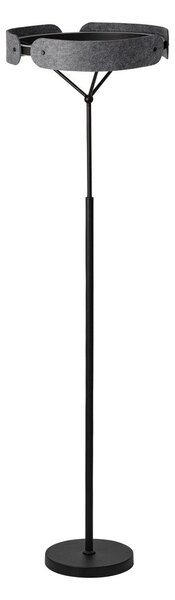 Filcová stojací lampa Curve Felt, 33W, Teplá bílá