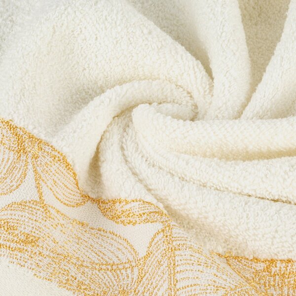 BAVLNĚNÝ RUČNÍK AGIS 50X90 CM KRÉMOVÁ