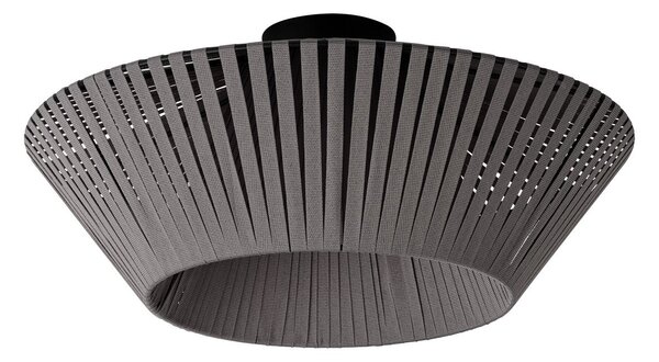 Stropní svítidlo Stripes, 1x E27, Tmavě šedé