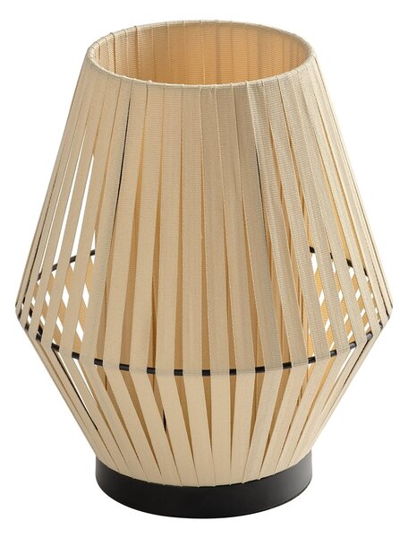 Stolní lampa Stripes, 1x E14, Béžová