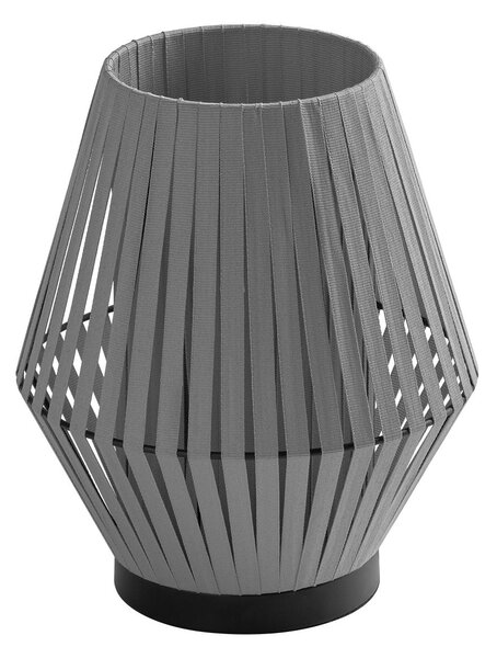 Stolní lampa Stripes, 1x E14, Tmavě šedá