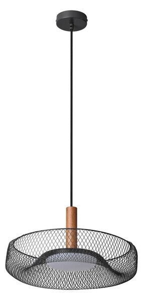 Mřížkované závěsné svítidlo Mesh, 18.5W, Teplá bílá, Černé