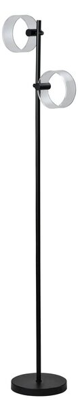 Stojací lampa Circle, 17W, Nastavitelná bílá (ClickCCT), Černá