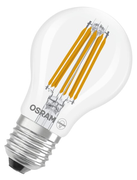 LED žárovka Classic A 75 Filament DIM, Třída A, 5W, Teplá bílá, Čirá, E27