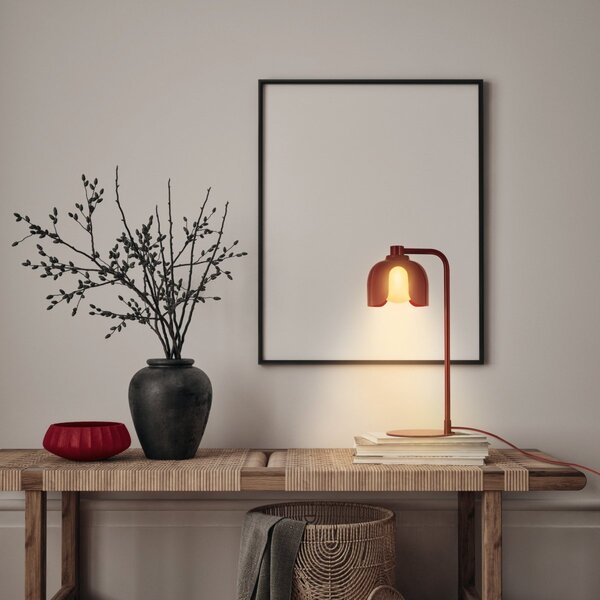 Stolní lampa Corolle, 1x G9, Červená