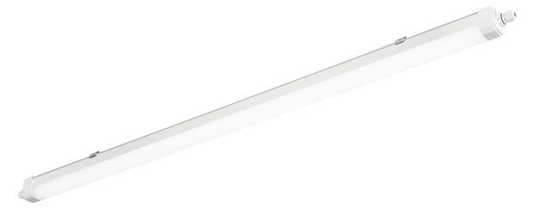 FAN LED-RUBIS-150 Vlhkotěsná stropní LED svítidlo Rubis (bílé, PC) 50 W, 6800 lm, CCT 3000 / 4000 / 6500 K, IP65, 1500 x 58 x 62 mm - FANEUROPE
