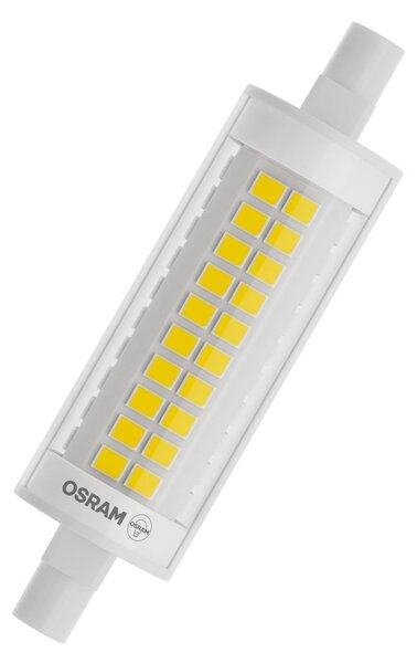 LED žárovka LED Slim Line 78, Stmívatelná, 9.5W, Teplá bílá, Čirá, R7s