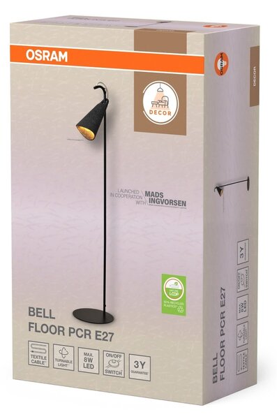 Stojací lampa Bell, 1x E27