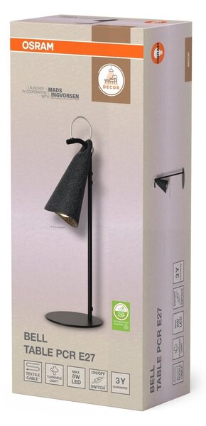 Stolní lampa Bell, 1x E27