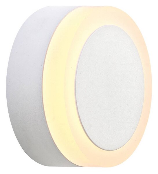 BOPP Bopp LED stropní svítidlo One, bílé, Ø 9 cm, kov, stmívatelný, Bílá / opál, Obývací pokoj / jídelna, Hliník, Moderní