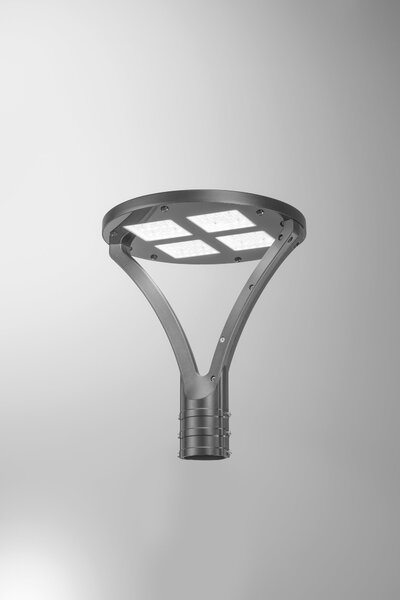 FAN LED-VILLA-100C Venkovní LED svítidlo Villa (šedé, kov) 100 W, 14 500 lm, 3000 K, 420 x 547 mm - FANEUROPE