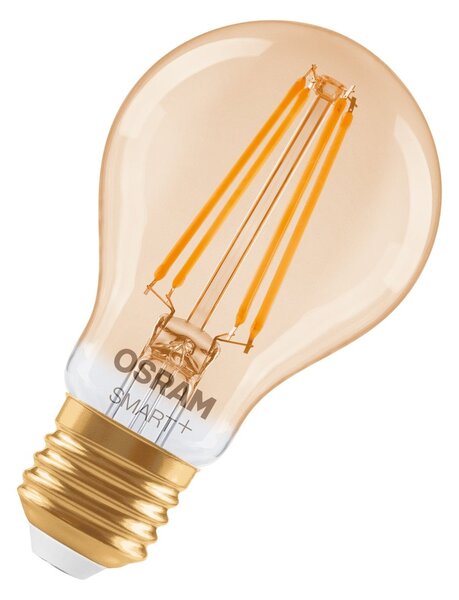 Smart LED žárovka SMART+ MATTER Filament Classic A53, 6W, Teplá bílá, Zlatá, E27