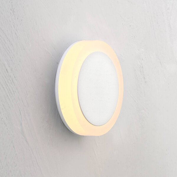 BOPP Bopp LED stropní vestavné svítidlo One, bílé, Ø 9 cm, stmívatelný, Bílá / opál, Obývací pokoj / jídelna, Hliník, Moderní, Podhledové stropní svítidlo