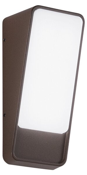 FAN LED-W-COUPE-BRO Nástěnné LED svítidlo Coupe (bronzové, hliník) 14 W, 1950 lm, 3000 K, IP65, 8,3 x 8,7 x 20,9 cm - FANEUROPE