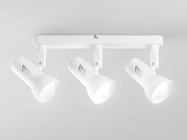 FAN SPOT-CARRERA-3 Spotové svítidlo SPOT CARRERA bílá 3xE27 39 x 14 x 18,7 cm - FANEUROPE