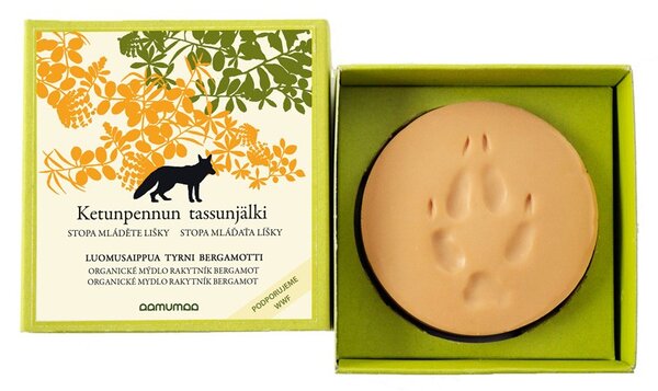 Přírodní mýdlo se stopou lišky 85g, rakytník bergamot