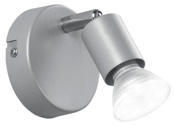 FAN SPOT-COOPER-1 Spotové svítidlo SPOT LED COOPER stříbrná 1xGU10 LED 5 W 400 LM 2700 K 11x4,5x8,5 cm - FANEUROPE