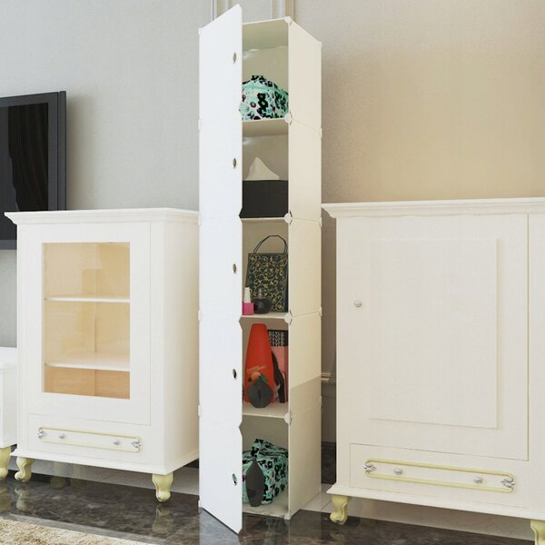 Skříň Timetrade – odolná skříň – organizér 39 x 185 x 37 cm, bílá barva