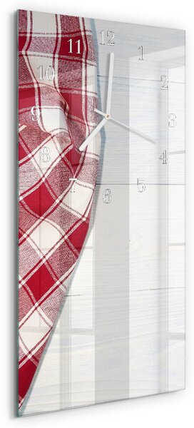 Skleněné hodiny vertikální Ubrus zsppb-30x60-00087058