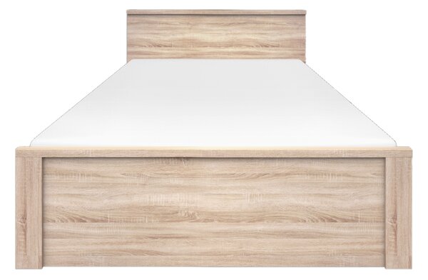 Manželská postel 140 cm Noella (dub sonoma) (bez roštu a matrace). 1053143