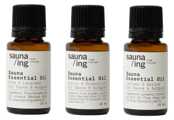 Set vůní do sauny sauna/ing 3x15ml / dárkový box