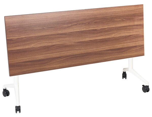 Skládací psací stůl CAVI Tmavě hnědá 160 cm 60 cm