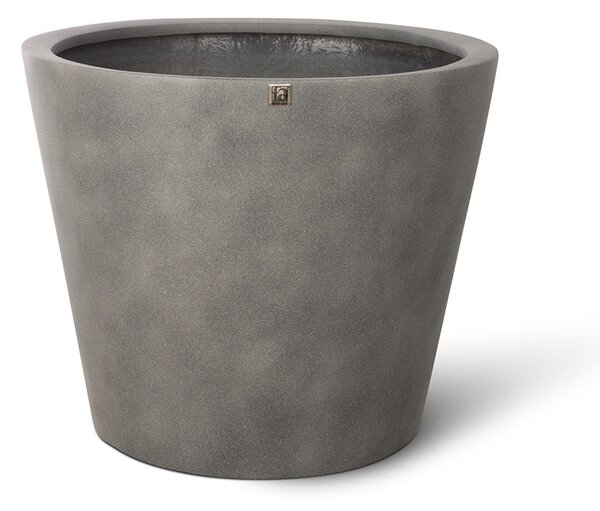 Kónický květináč - Conical, Ø 40/50/58 cm, výška 35/40/50 cm, betonově šedá, antracitová, bílá Barva květináče: Kamenná šedá, Rozměry: Průměr 50 cm,…