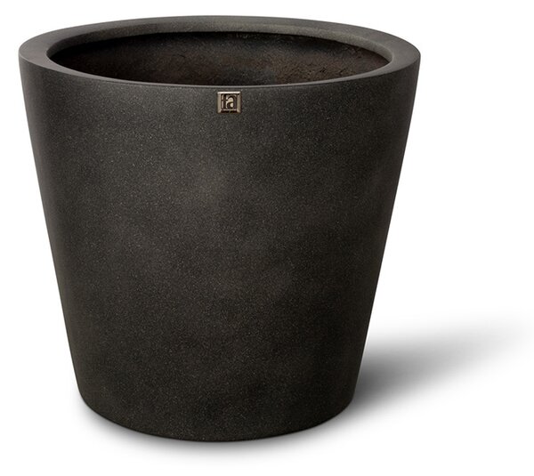 Kónický květináč - Conical, Ø 40/50/58 cm, výška 35/40/50 cm, betonově šedá, antracitová, bílá Barva květináče: Antracit, Rozměry: Průměr 40 cm, Výška…