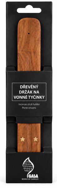 Dřevěný držák na vonné tyčinky 26 × 3,5 cm 9000411