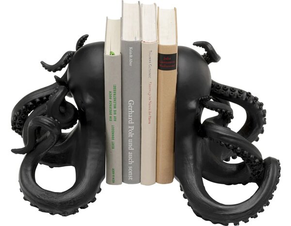 Kare designové zarážky na knihy Octopus