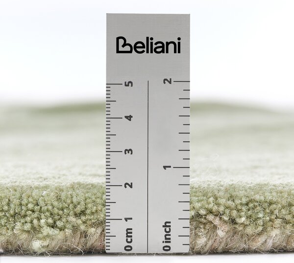 Koberec KOKKINI Světle zelená ø 140 cm Vlna