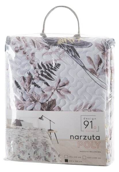 PŘEHOZ NA POSTEL D91 POLY 170X210 CM VZOROVANÁ