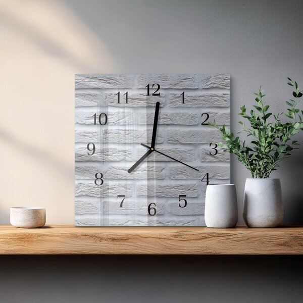 Skleněné hodiny na stěnu Slínek zskc-30x30-00180687