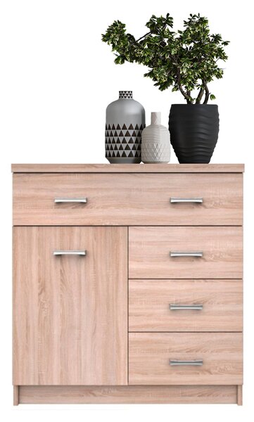 Komoda Tianna 1d4s (dub sonoma). Akce -20%