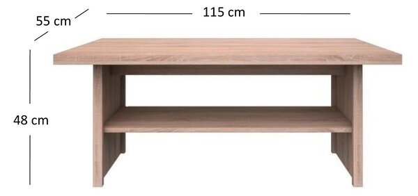 Konferenční stolek Tianna (dub sonoma). Akce -19%