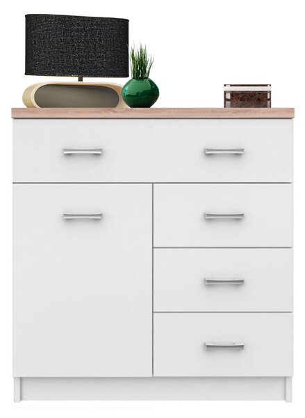Komoda Tianna 1d4s (bílá). Akce -20%